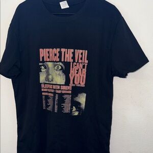Pierce the Veil Black printed Graphic Tee